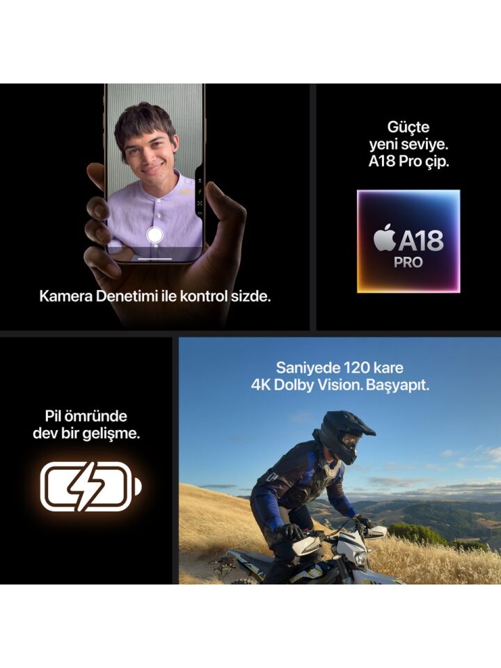 Apple iPhone 16 Pro Max Titanyum (Apple Türkiye Garantili)