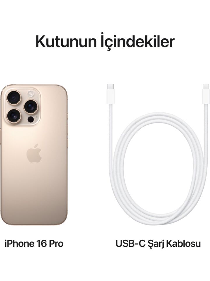 Apple iPhone 16 Pro Titanyum (Apple Türkiye Garantili)