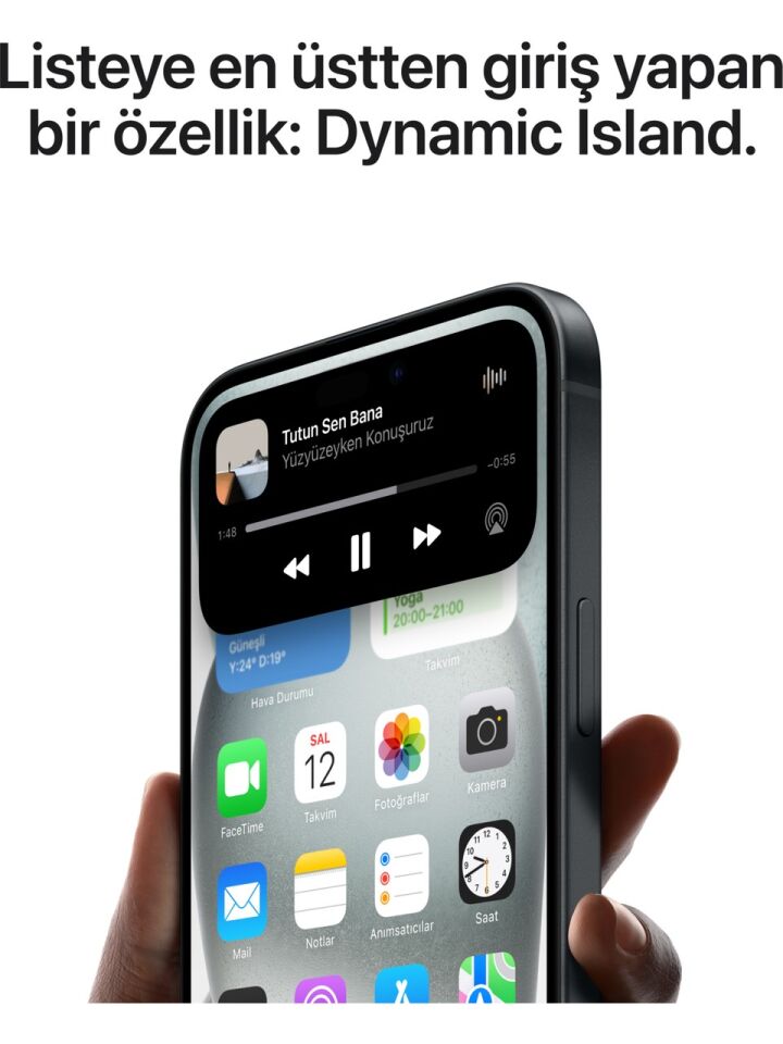 Apple iPhone 15 (Apple Türkiye Garantili) Siyah - 128GB